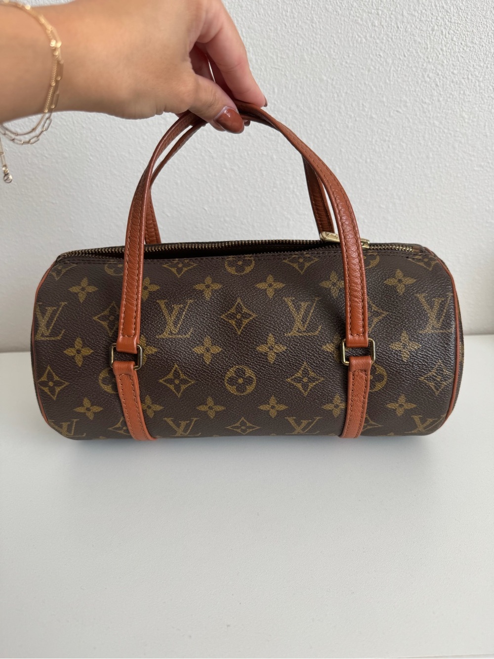 Louis Vuitton Monogram Papillon 26 in Brown and Tan